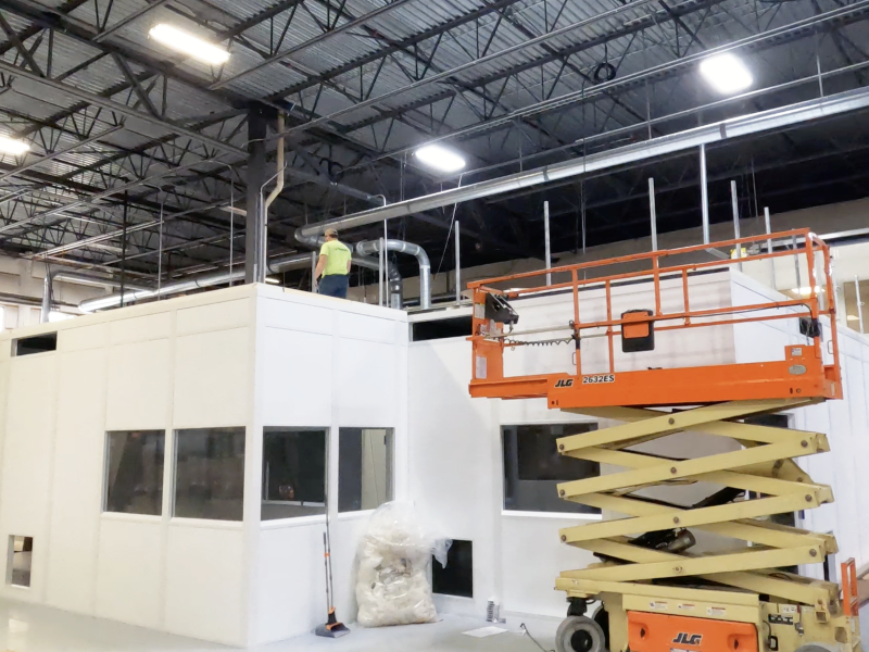 Strainrite Expands Cleanroom by 625 SQ/FT