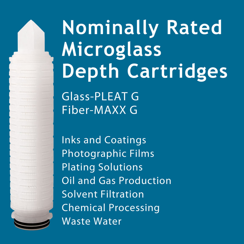 Filter, Clarity, liquid filtration, cartridges, Strainrite, pleated, glass-pleat, fiber-maxx, depth, microglass, nominally rated