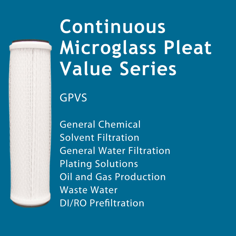 Filter, Clarity, liquid filtration, cartridges, Strainrite, pleated, depth, continuous, microglass, value series, gpvs