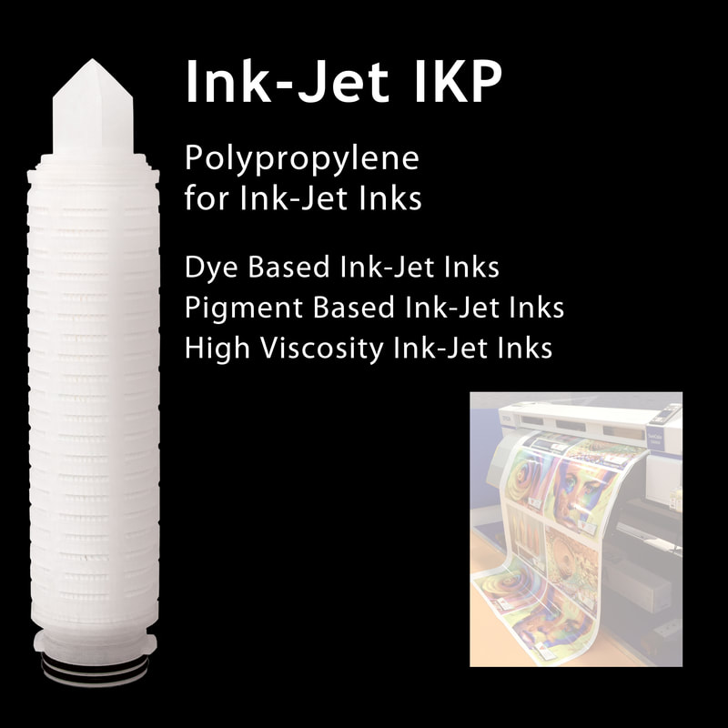 Filter, Clarity, liquid filtration, cartridges, Strainrite, pleated, specialty, polypropylene, ink jet, ikp